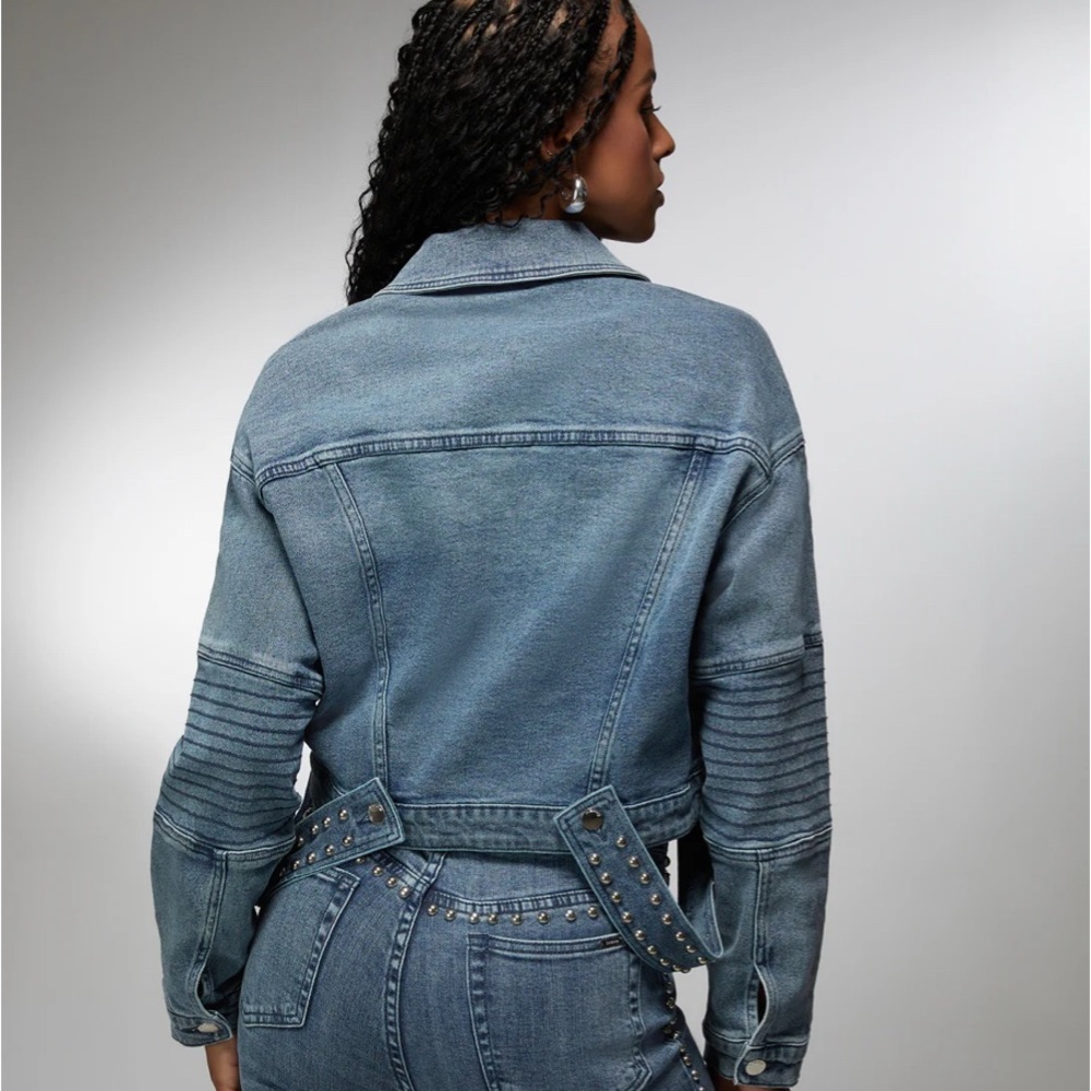 Bebe x Ciara Studded Denim Jacket - Picture 2 of 7
